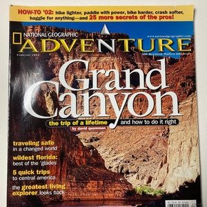 Preowned  2002 Grand Canyon National Geographic Adventure magazine